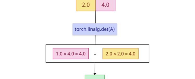 torch.linalg.det() Method in PyTorch