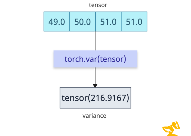 torch.var() in PyTorch
